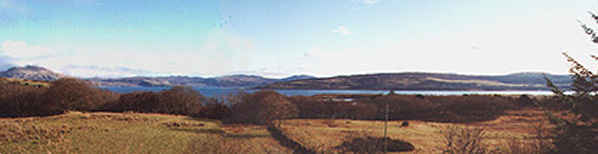 Tobermory B & B view from house